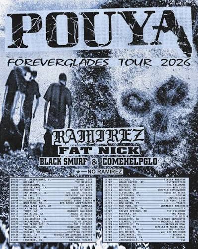 Pouya live tour poster 2026
